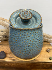 Spiky Cookie Jar - Blue Rutile