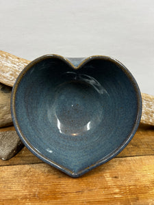 Heart Bowl - Blue Rutile